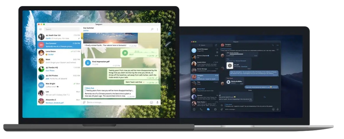 Telegram for PC, Linux and macOS